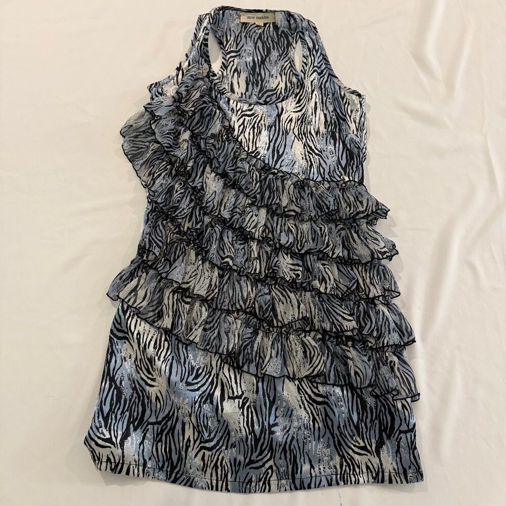 Steve Madden Ruffle Mini‎ Dress Size 1